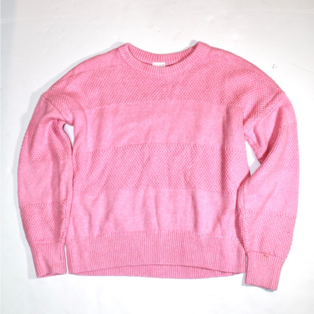 Classic Abercrombie Kids Crewneck Pink Sweater